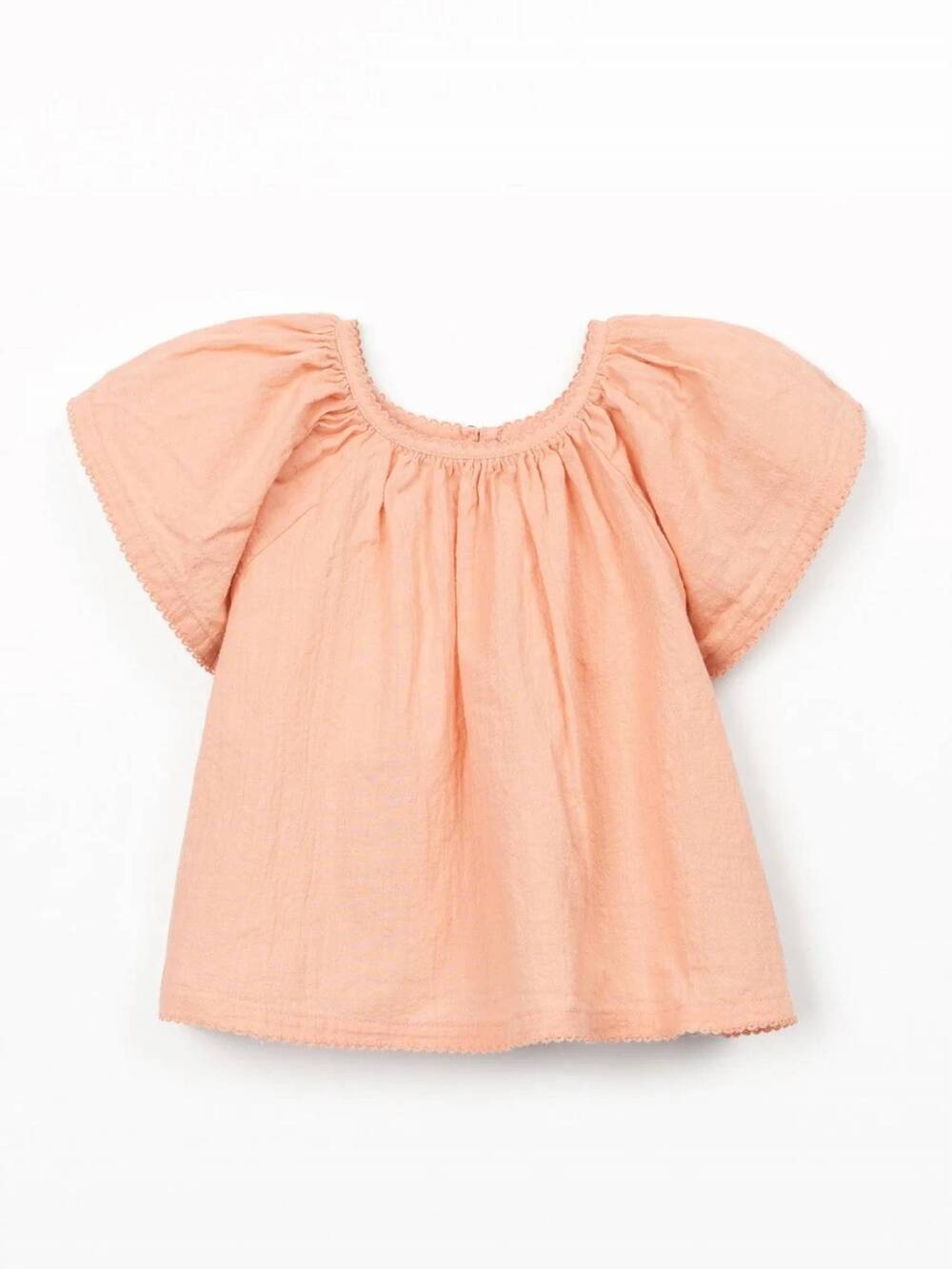 NEW PLAY UP girls woven tunic in salmon